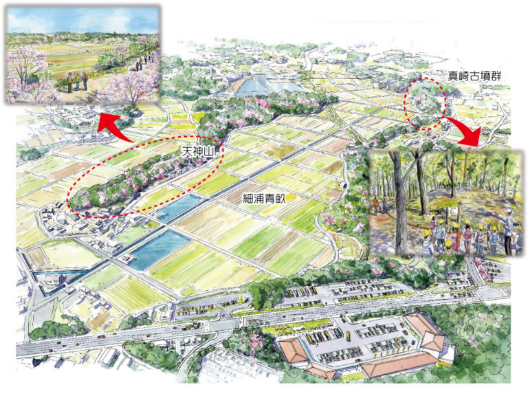 J-PARK入口道路周辺